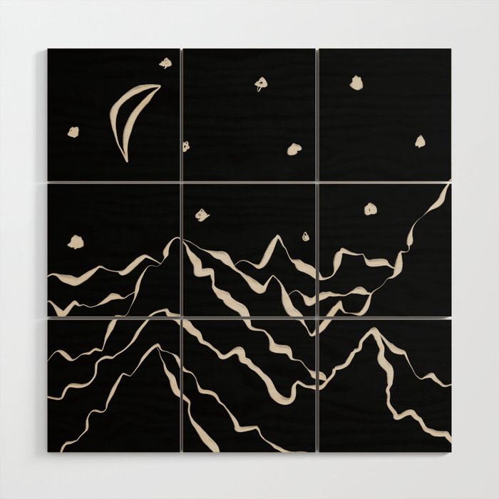 Mountain know the secret II Wood Wall Art Gallery Image 1
