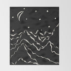Mountain know the secret II Throw Blanket Gallery Image 2