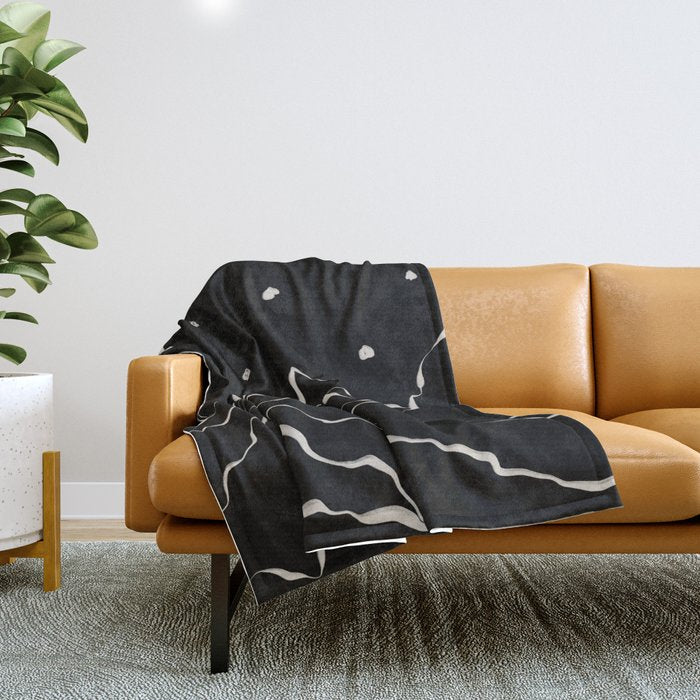 Mountain know the secret II Throw Blanket Gallery Image 1
