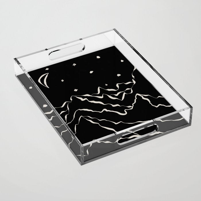 Mountain know the secret II Acrylic Tray Gallery Image 1