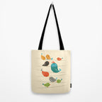 Colorful Birds Tote Bag Gallery Image 2