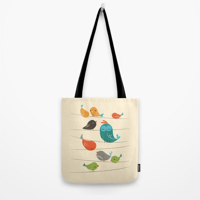Colorful Birds Tote Bag Gallery Image 2