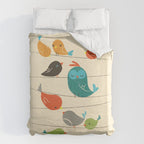 Colorful Birds Duvet Cover Gallery Image 6
