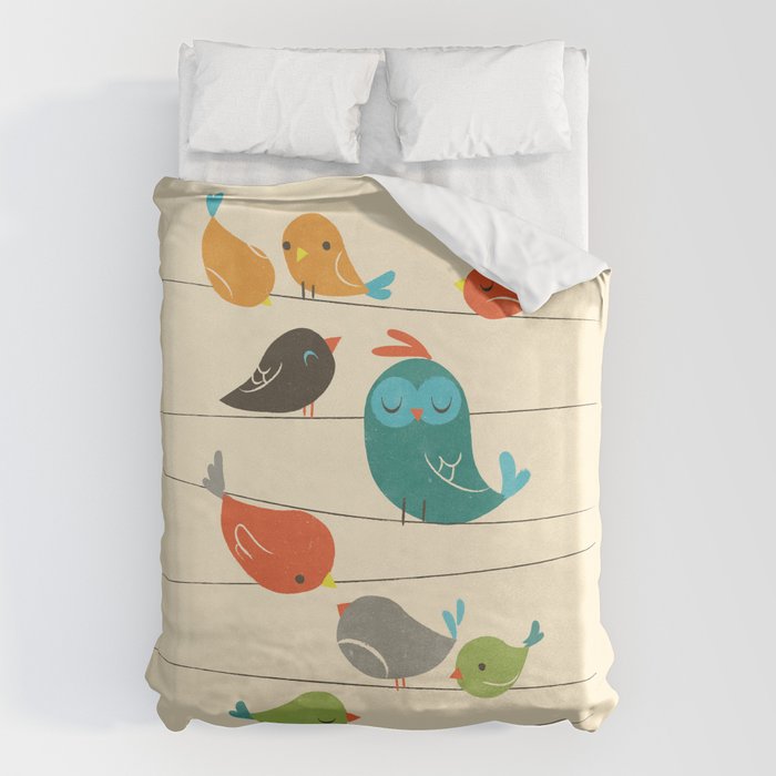 Colorful Birds Duvet Cover Gallery Image 6