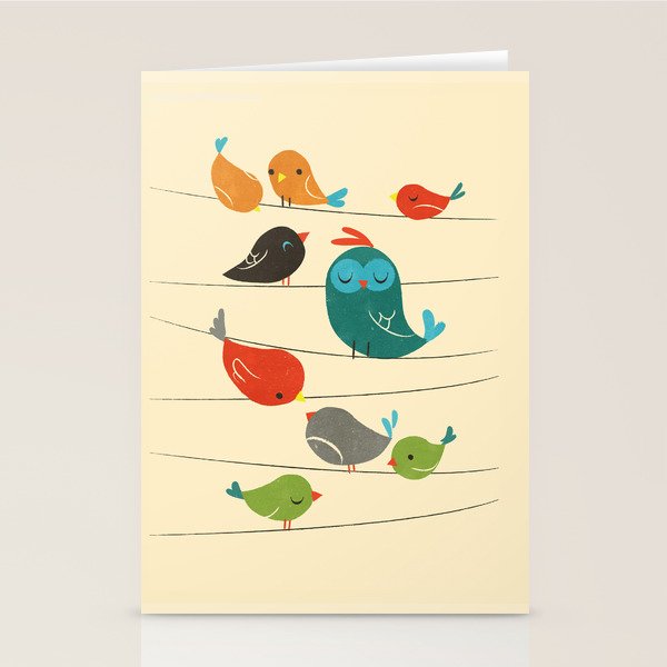 Colorful Birds Stationery Card Gallery Image 2