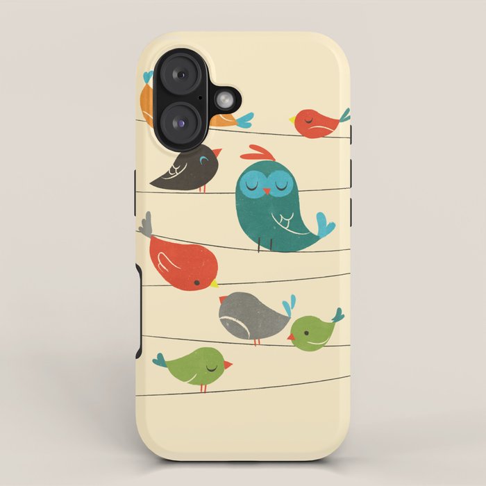 Colorful Birds iPhone Case Gallery Image 1