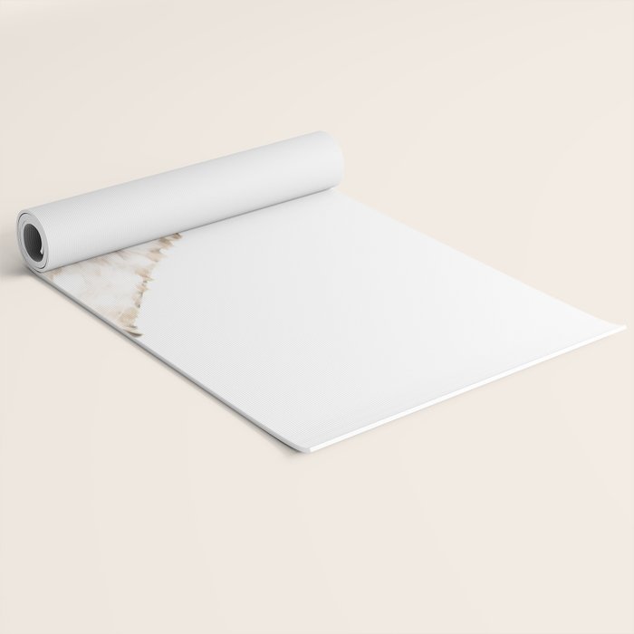Sneaky Llama White Yoga Mat Gallery Image 2
