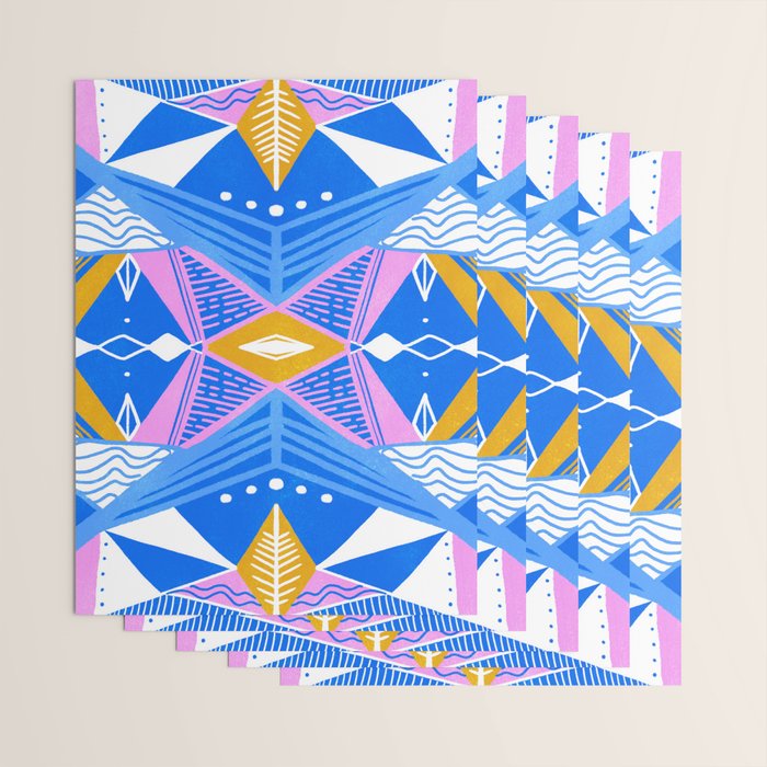 imogene, blue Wrapping Paper Gallery Image 3