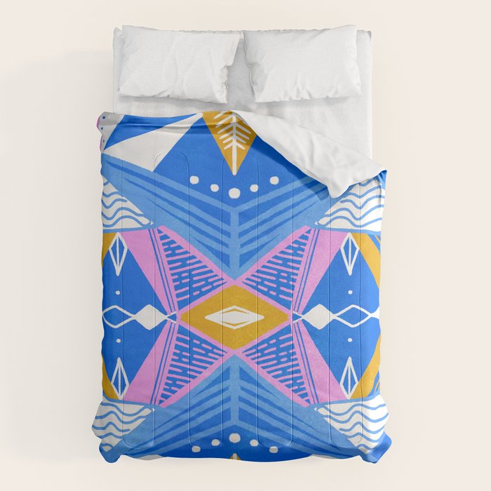 imogene, blue Comforter Gallery Image 1