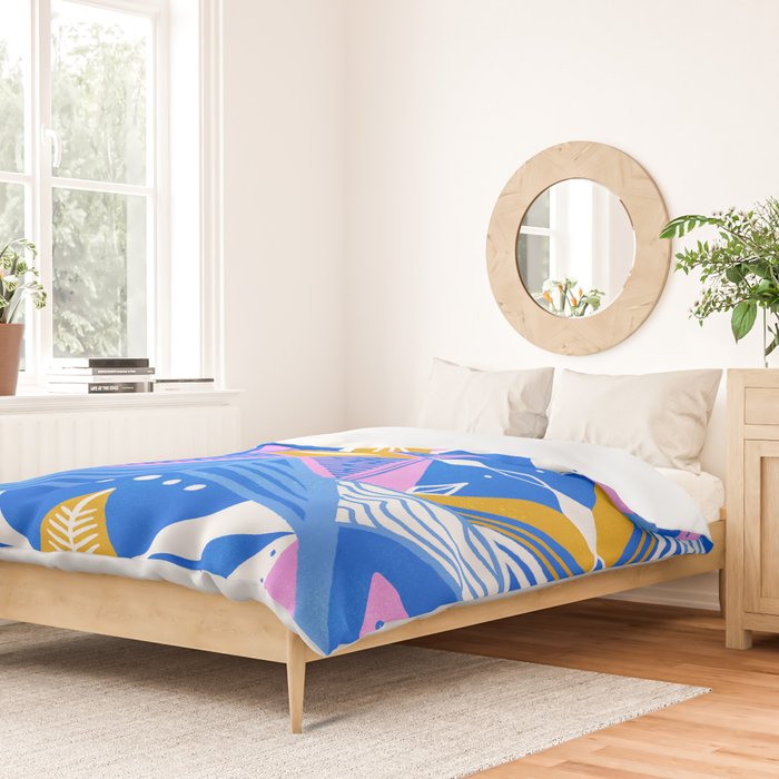 imogene, blue Duvet Cover Gallery Image 2