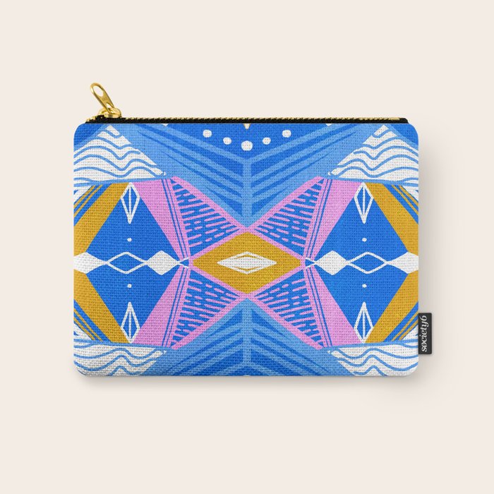 imogene, blue Carry All Pouch Gallery Image 1