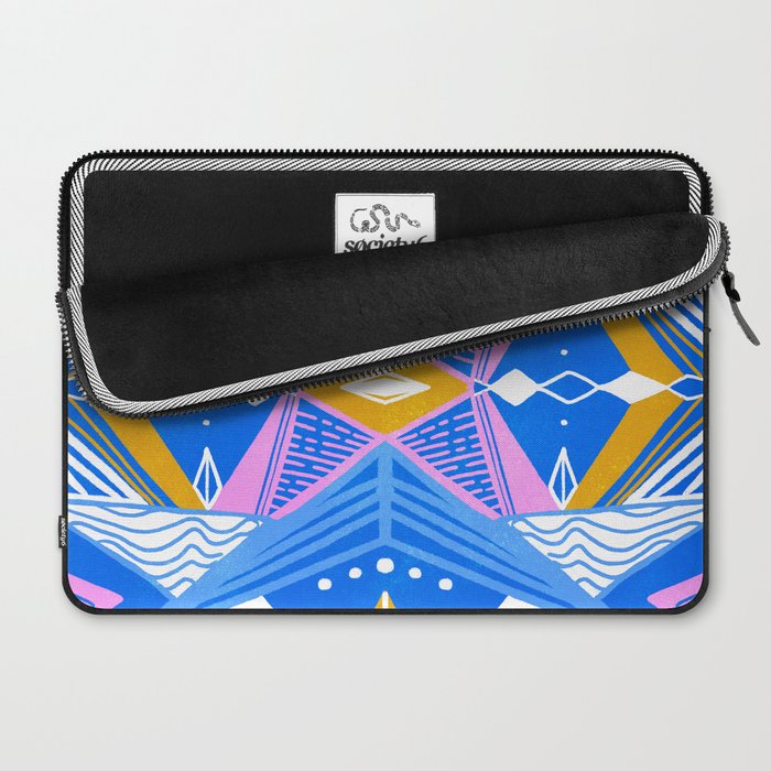 imogene, blue Laptop Sleeve Gallery Image 2