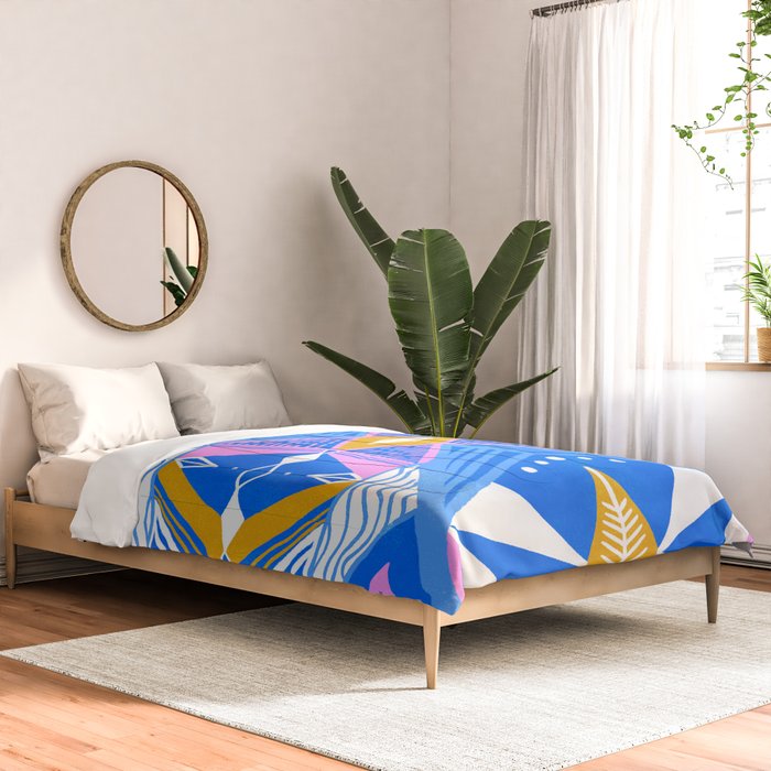 imogene, blue Comforter Gallery Image 2