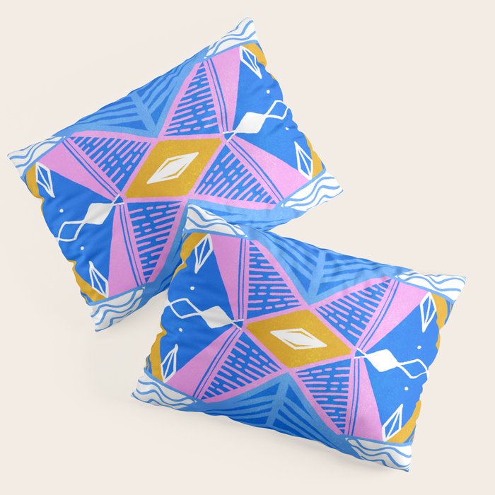 imogene, blue Pillow Sham Gallery Image 1