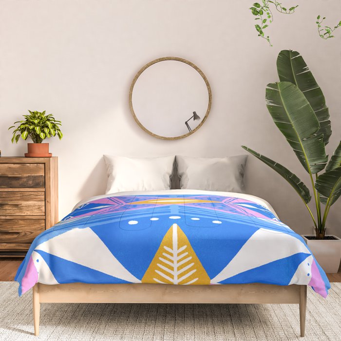 imogene, blue Comforter Gallery Image 3