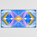 imogene, blue Desk Mat Gallery Image 3