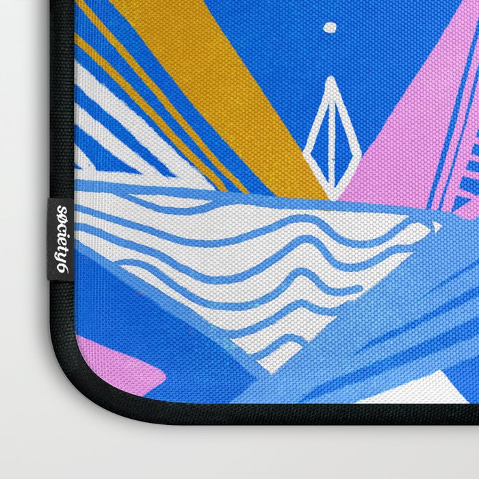 imogene, blue Laptop Sleeve Gallery Image 3