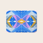 imogene, blue Bath Mat Gallery Image 1