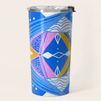 imogene, blue Travel Mug Gallery Image 2