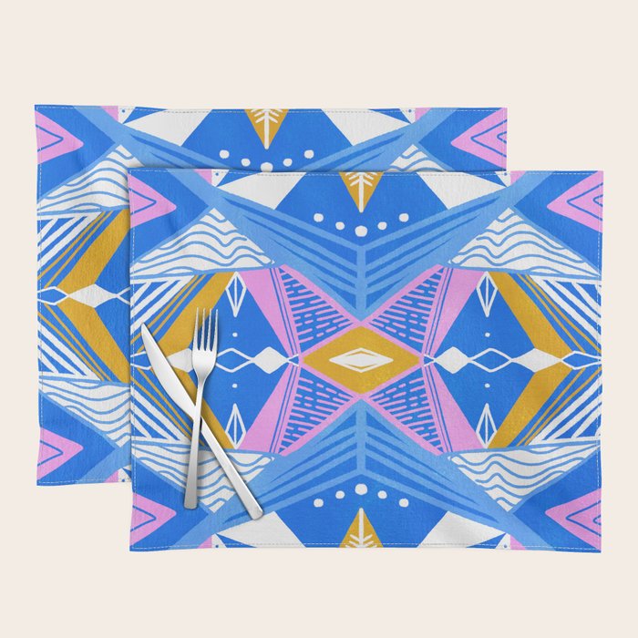 imogene, blue Placemat Gallery Image 1