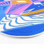 imogene, blue Bath Mat Gallery Image 3