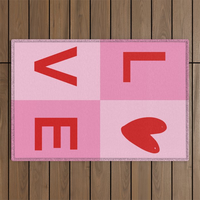 Sweet Love Outdoor Rug Gallery Image 1