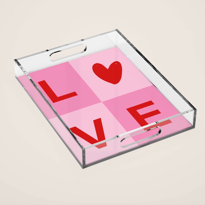 Sweet Love Acrylic Tray Gallery Image 1