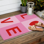 Sweet Love Outdoor Rug Gallery Image 2