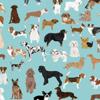 Dogs pattern print must have gifts for dog person mint dog breeds Coffee Mug Gallery Image 2