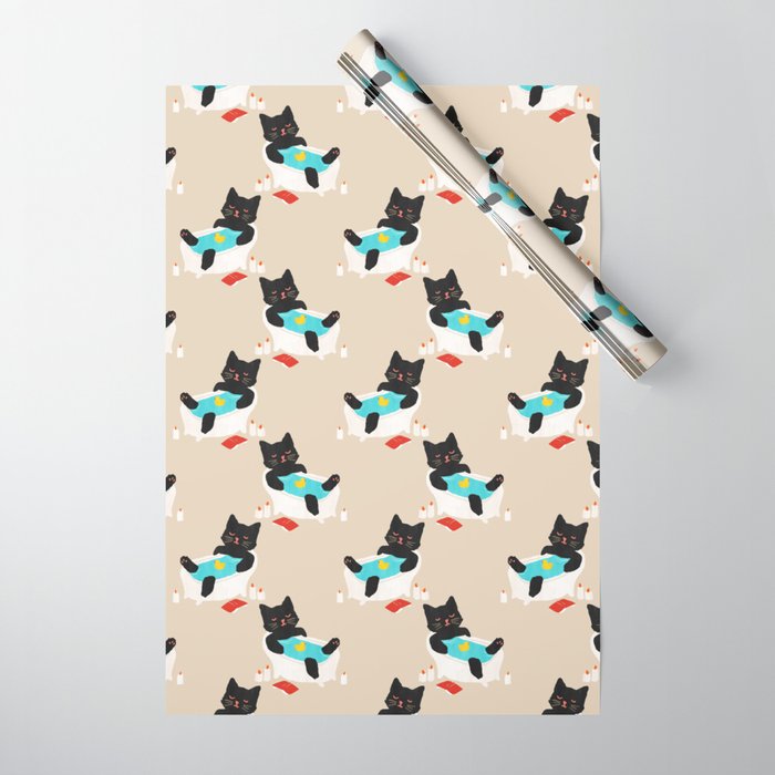 Meow time Wrapping Paper Gallery Image 1
