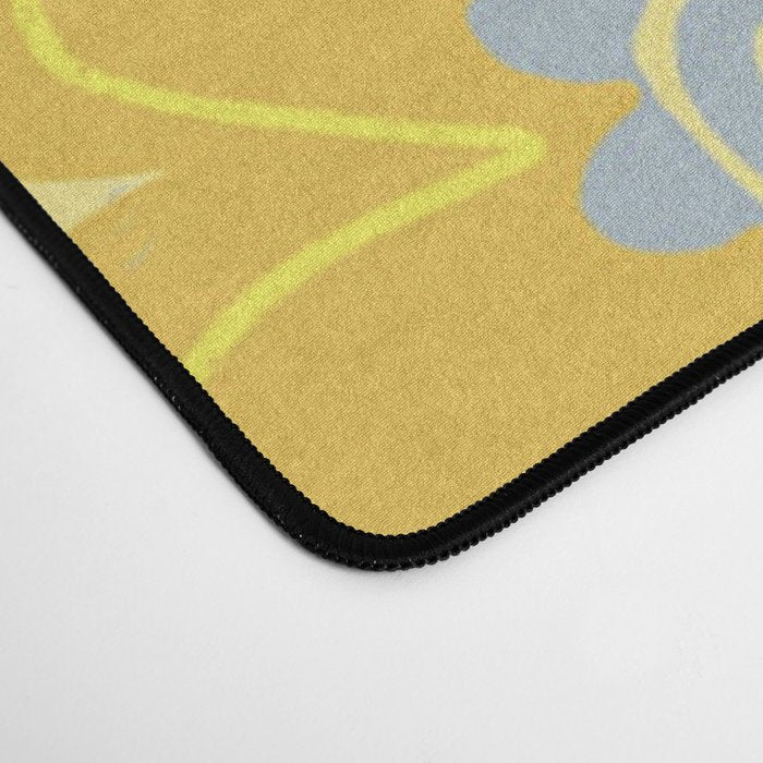 Dalia Yellow Desk Mat Gallery Image 4