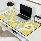 Dalia Yellow Desk Mat Gallery Image 2