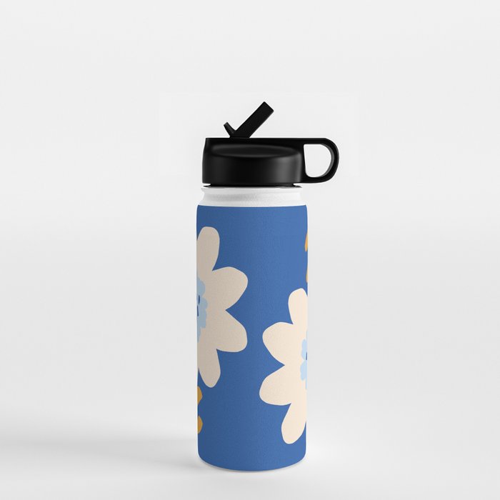 Sunflower - blue Water Bottle Gallery Image 1