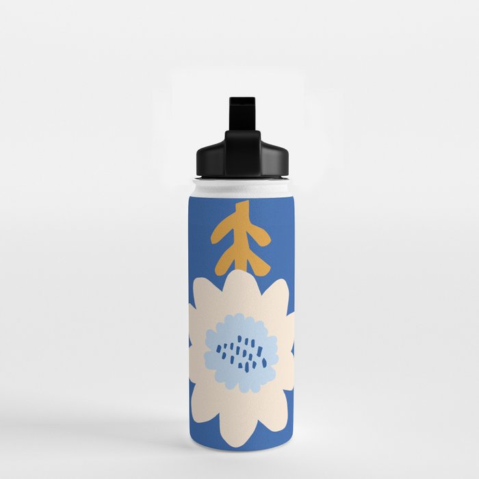 Sunflower - blue Water Bottle Gallery Image 2