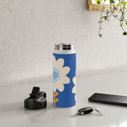 Sunflower - blue Water Bottle Gallery Image 4