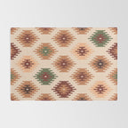 Southwest native Aztec diamonds kilim Rug Gallery Image 2