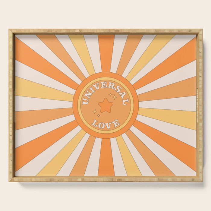 Universal Love and Sunshine Serving Tray Gallery Image 1