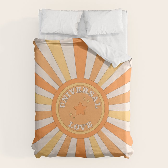 Universal Love and Sunshine Duvet Cover Gallery Image 1