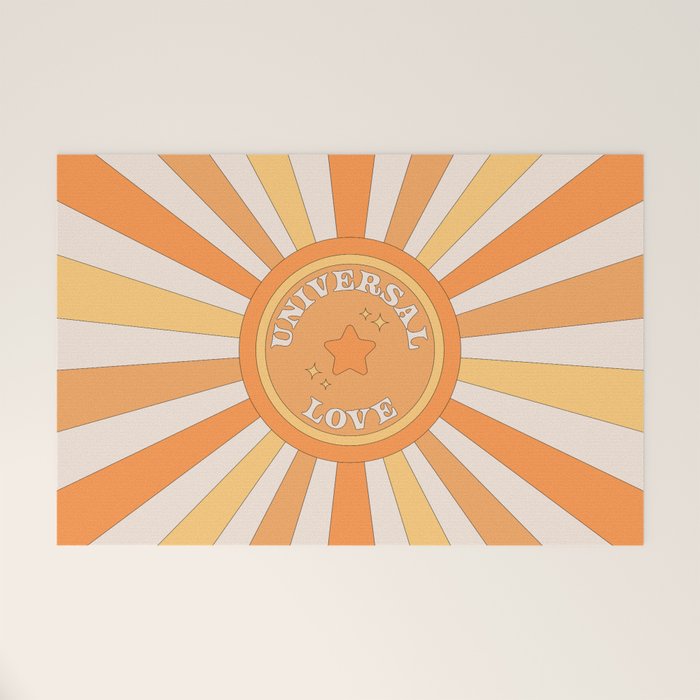 Universal Love and Sunshine Welcome Mat Gallery Image 1
