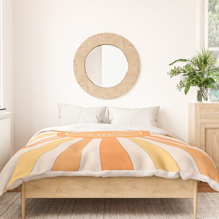 Universal Love and Sunshine Duvet Cover Gallery Image 3