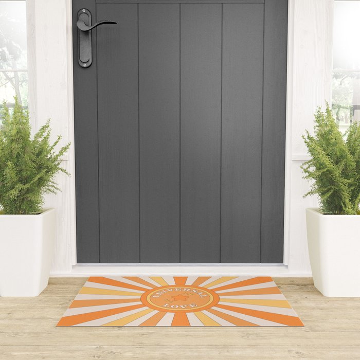 Universal Love and Sunshine Welcome Mat Gallery Image 3