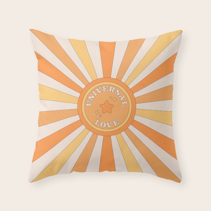 Universal Love and Sunshine Throw Pillow Gallery Image 6