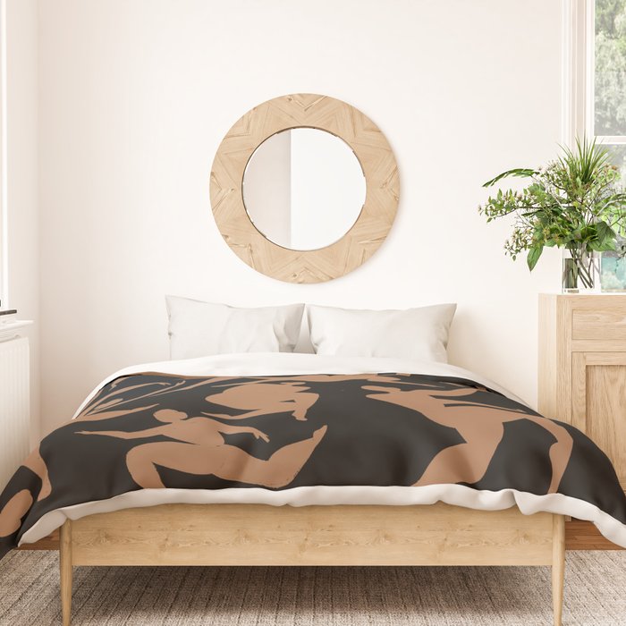 Dancing Silhouette Duvet Cover Gallery Image 3