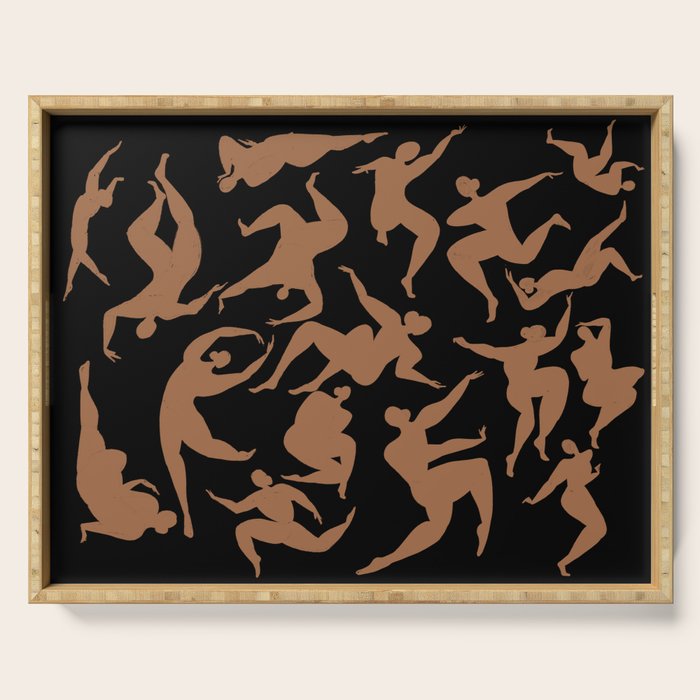Dancing Silhouette Serving Tray Gallery Image 1