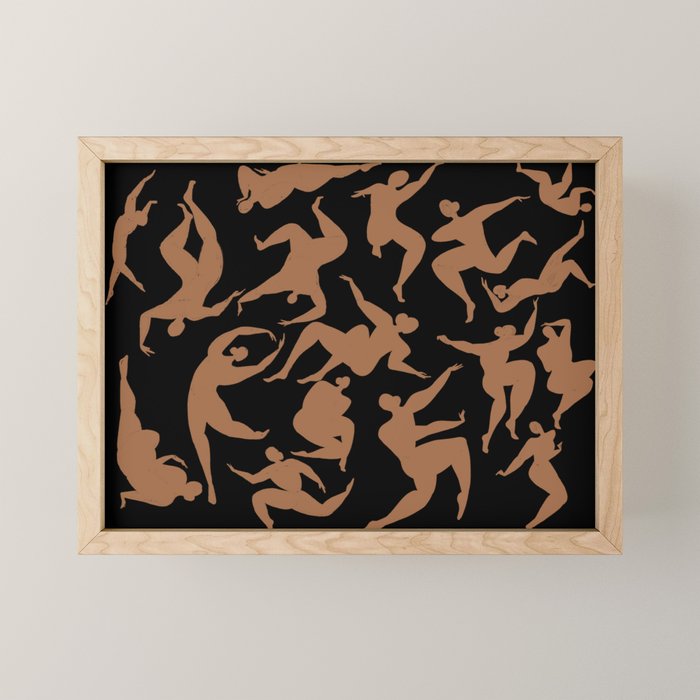 Dancing Silhouette Mini Art Print Gallery Image 1