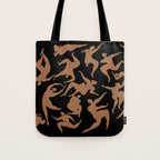 Dancing Silhouette Tote Bag Gallery Image 1