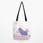Cherry blossom slug Tote Bag Gallery Image 2