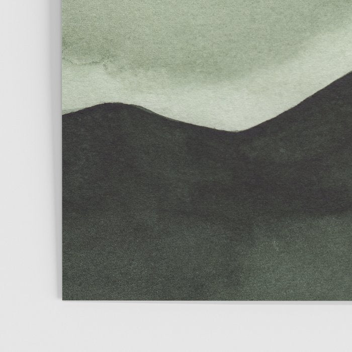Green Beige Mountains Poster Gallery Image 3