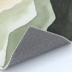 Green Beige Mountains Rug Gallery Image 4