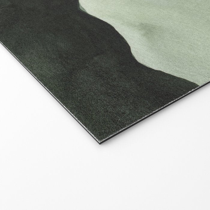 Green Beige Mountains Welcome Mat Gallery Image 2